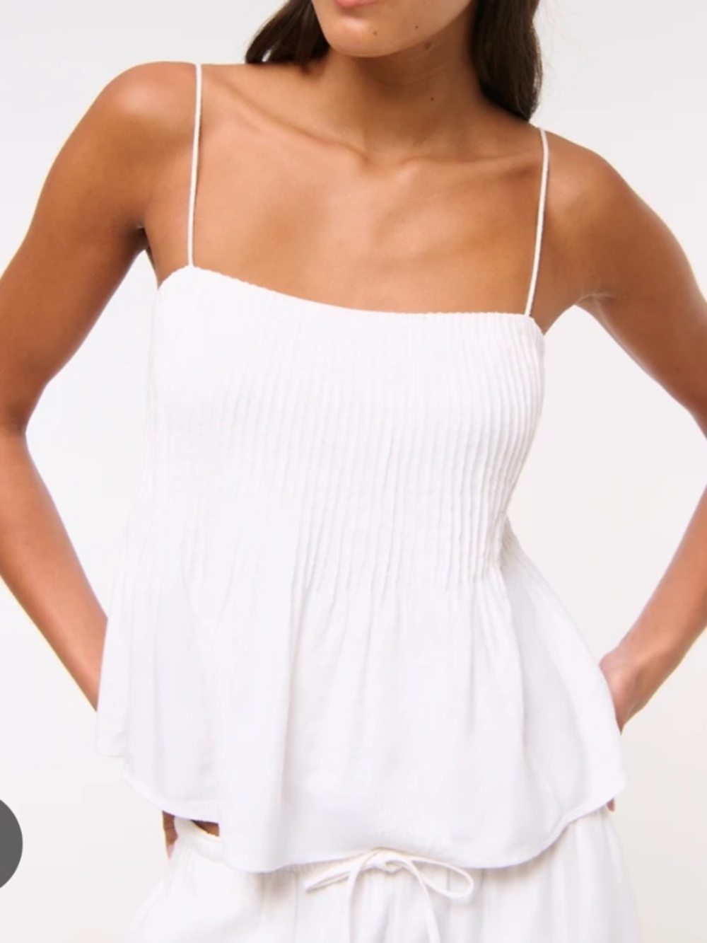 Abercrombie & Fitch White Blouse - SIZE XXS